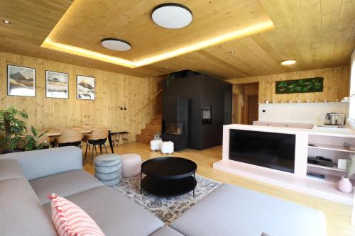 Kuchyň nebo kuchyňský kout v ubytování CHALET COBURG