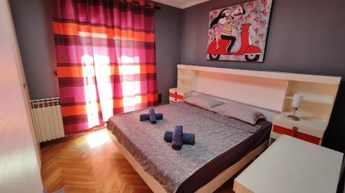 Posteľ alebo postele v izbe v ubytovaní House Marcone - pool