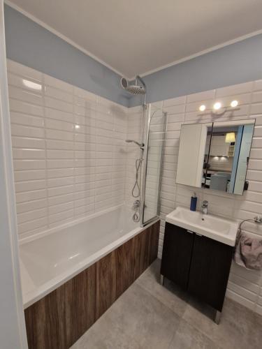 Ванная комната в Apartament Zawiśle