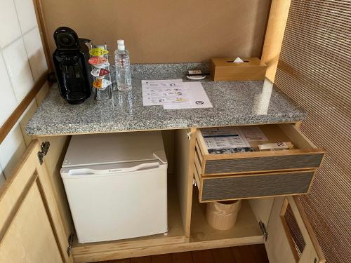 Cuisine ou kitchenette dans l'établissement Kuriya Suizan