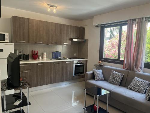 Studio moderne à 50m de la plage, climatisé, proche commerces et gare, parking disponible - FR-1-466A-50