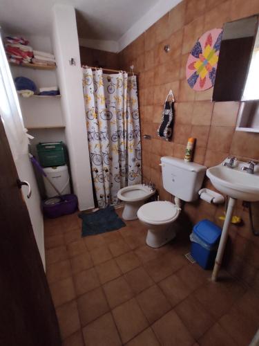 Koupelna v ubytování La escondida