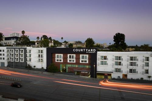 a building with a court yard sign on top of it at Courtyard Los Angeles Century City/Beverly Hills in Los Angeles