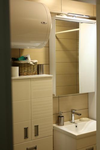 A bathroom at Apartman Avala Beograd