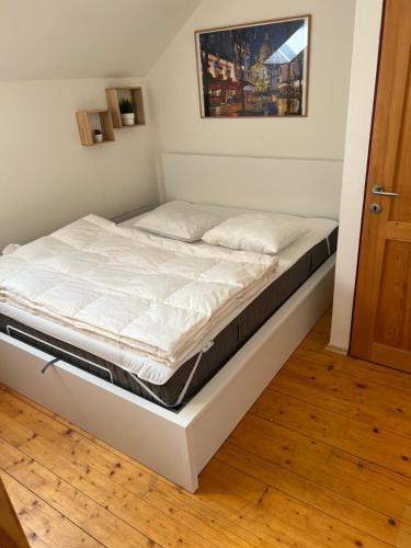 Katil atau katil-katil dalam bilik di Horský apartmán Dolní Morava