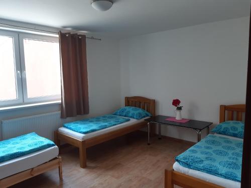 Postel nebo postele na pokoji v ubytování Apartmán Moravia