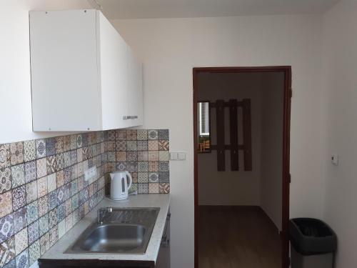 Kuchyň nebo kuchyňský kout v ubytování Apartmán Moravia
