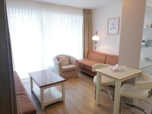 אזור ישיבה ב-Sylter-Besserburg-Appartement-1