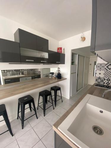 Studio 1 ère ligne Port Camargue avec piscine