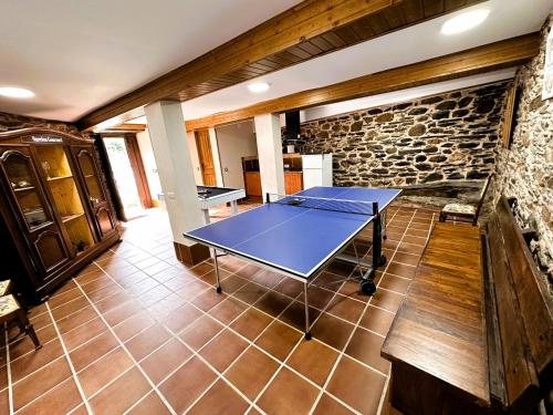 Stolní tenis v ubytování Casa Narcisa - Perfecta para familias y grupos - Valle del Silencio nebo okolí