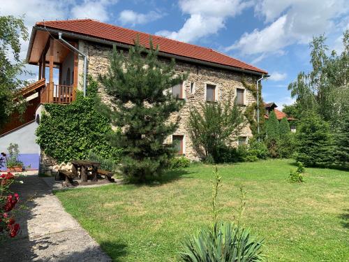 Κήπος έξω από το Villa Lypche
