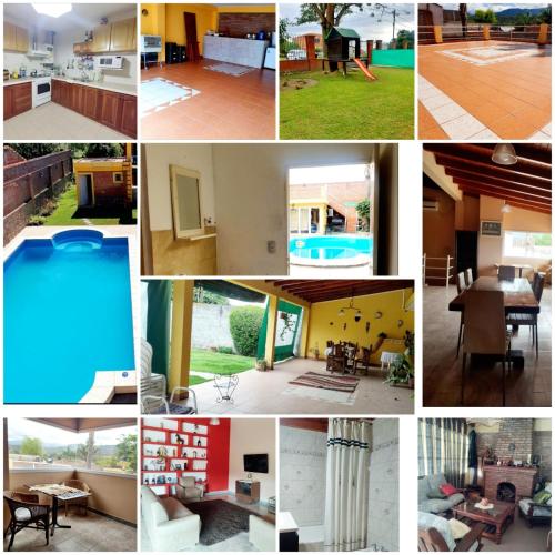 un collage de fotos de casas y casas en Normita en Salta
