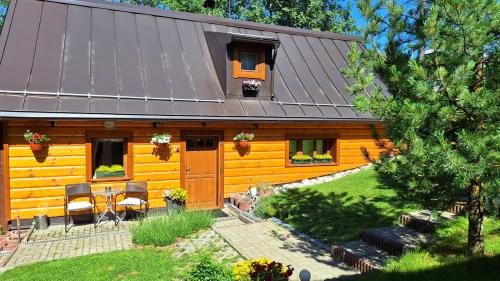 Κήπος έξω από το Romantické ubytovanie Holiday House Daniela & Štúdio Júlia
