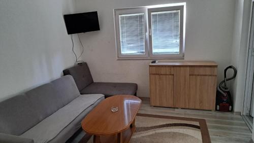 Χώρος καθιστικού στο Apartman Natasa