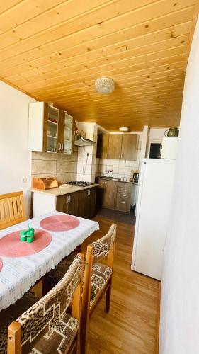 Dapur atau dapur kecil di Dom Gościnny Kama
