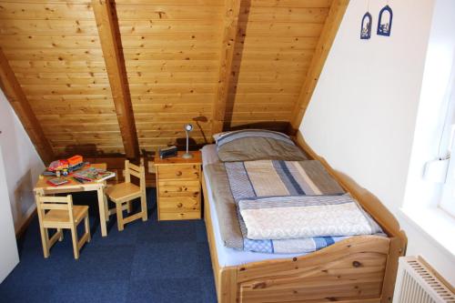 Postel nebo postele na pokoji v ubytování Ferienhaus Besken