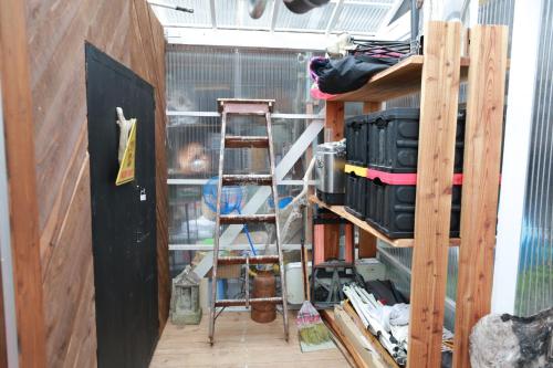 a room with a ladder and lots of luggage at Isumi-gun - Cottage / Vacation STAY 38211 in Iwada