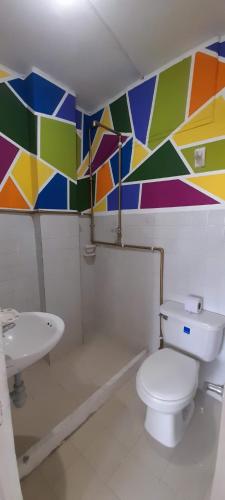 Un baño de Panamerican Hostel