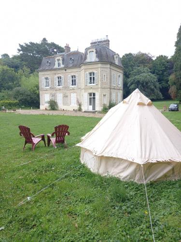 Tente au château baie de somme