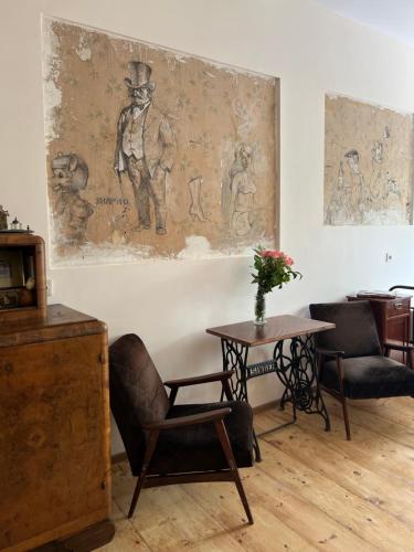 Posezení v ubytování Apartment Nikala