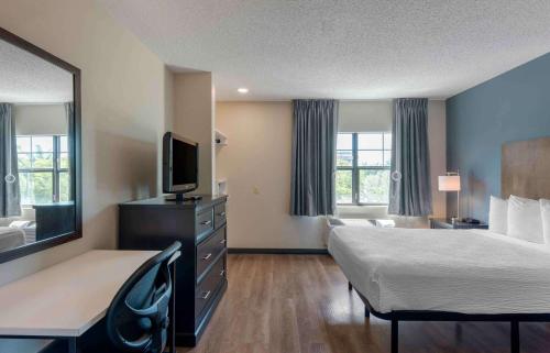 Extended Stay America Suites - Fremont - Newarkにあるベッド