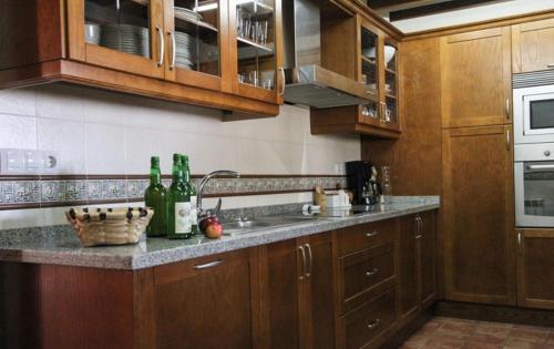 A kitchen or kitchenette at La Quintana Sinariega