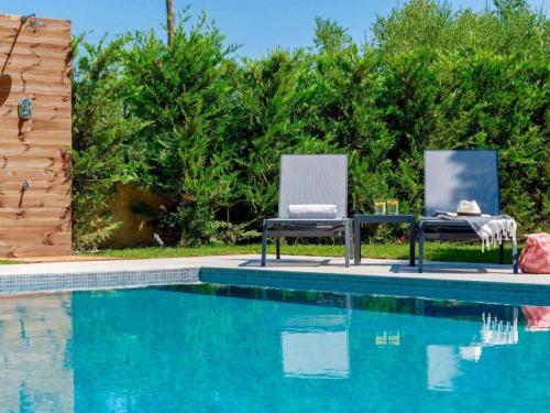 La alberca dentro o cerca de Villa in Zakynthos with Private Pool & Beaches
