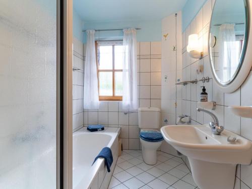 Comfortable holiday apartment in St Peter Ording tesisinde bir banyo