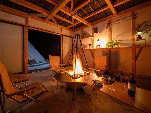 Zona de estar de The Sense of Wonder Holistic Glamping