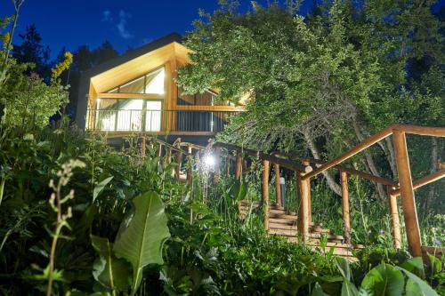 En have udenfor Qazaq Auyl Eco Hotel