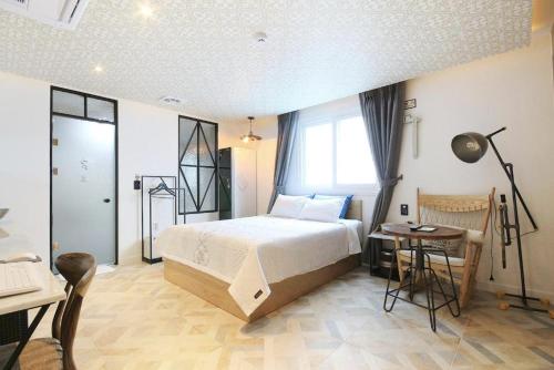 Katil atau katil-katil dalam bilik di Hotel Nol