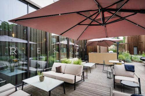 Zona de estar de Wasa Resort Hotel, Apartments & SPA