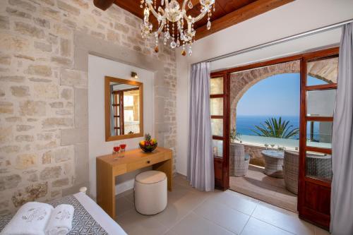 Kúpeľňa v ubytovaní Stefanos Village Hotel