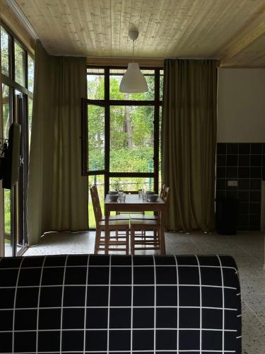 Katil atau katil-katil dalam bilik di Buxus Villas Shekvetili
