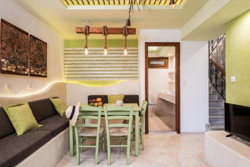 Χώρος καθιστικού στο Agrilionas Hotel 