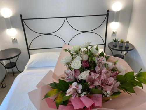Katil atau katil-katil dalam bilik di Apartments Roberta