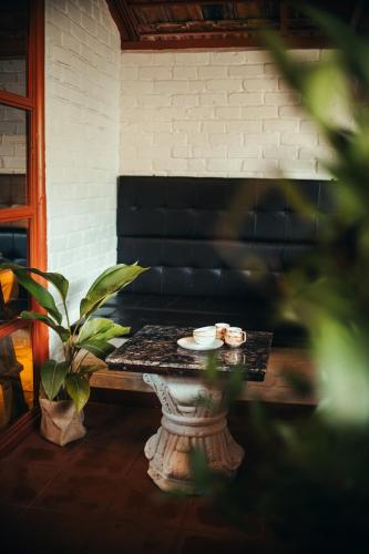 Zona de estar de Boho's Hotel