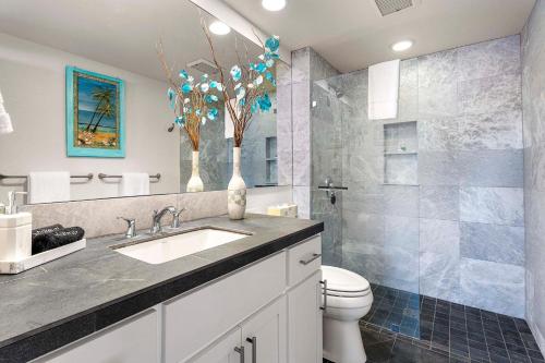 Koupelna v ubytování Kona Coast Resort at Keauhou Gardens 10-301