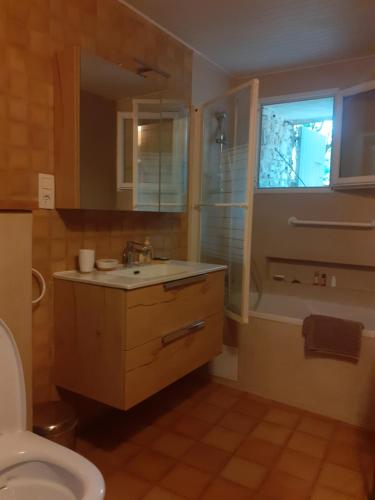 Koupelna v ubytování La maison du haut