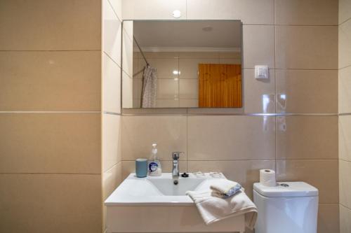 Koupelna v ubytování Vista Vieira Apartments