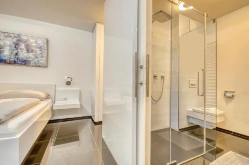 Koupelna v ubytování Design-Suite Pasithéa - by Alpen Apartments