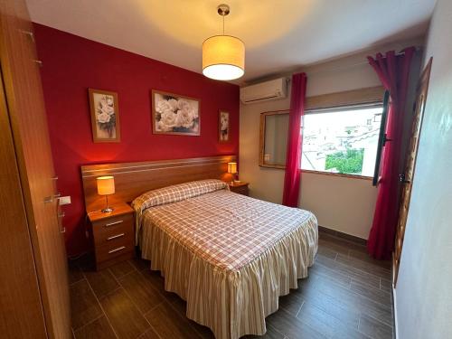 Ένα ή περισσότερα κρεβάτια σε δωμάτιο στο Casa Tio Paco
