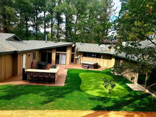 Zahrada ubytování Big Bear Splash Home