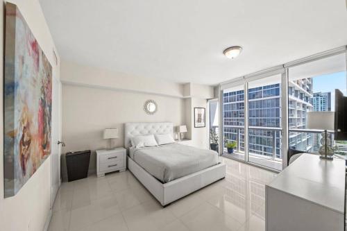 Ένα ή περισσότερα κρεβάτια σε δωμάτιο στο Iconbrickell