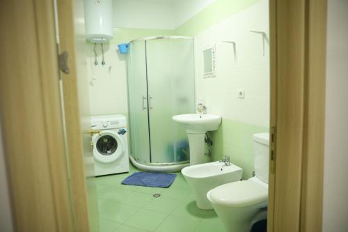 Koupelna v ubytování Apartment Amar