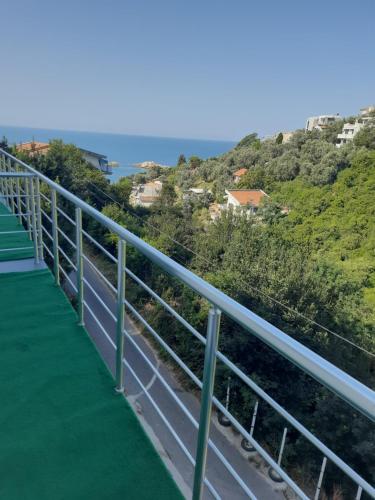 a view from the balcony of a house at Nino Lux Apartments Ulcinj in Ulcinj