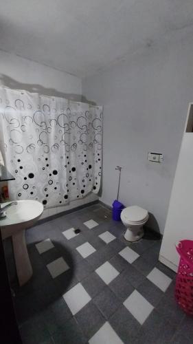 Phòng tắm tại Hostel la abuela