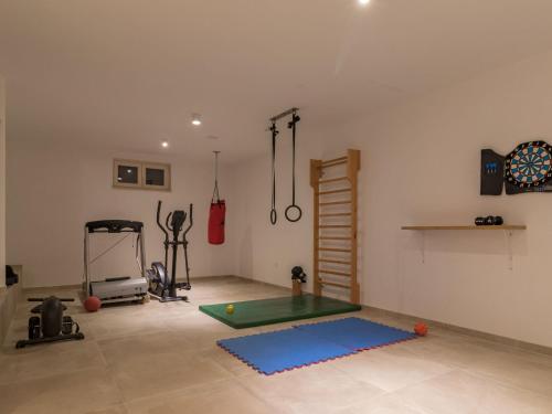 Fitness centrum a/nebo fitness zařízení v ubytování Villa in Butkovici with Pool near Pula