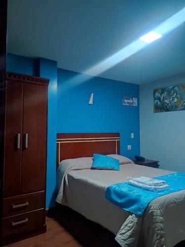 Postel nebo postele na pokoji v ubytování Hotel Villonaco