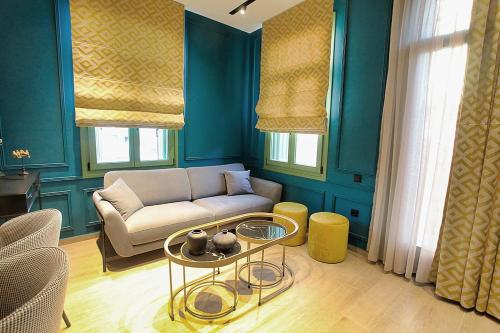 Atsiki's 54 apartmentsにあるシーティングエリア